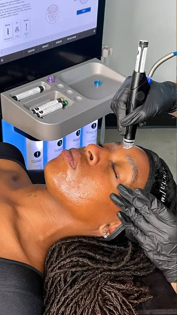 hydrafacial syndeo soin visage nettoyant exfoliant anti imperfection
